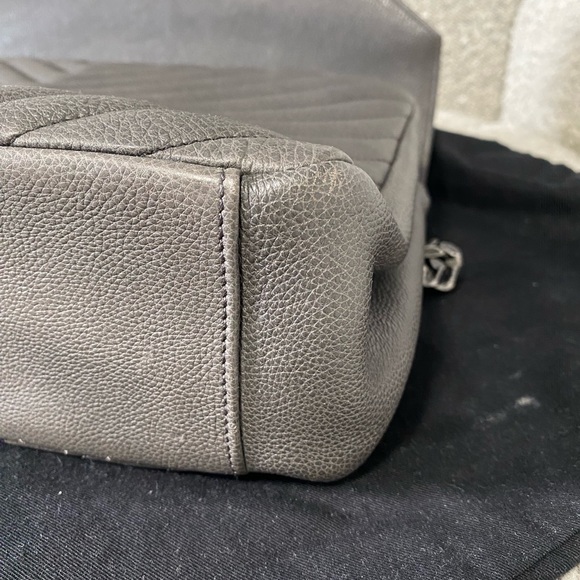 *SALE* Beautiful YSL Saint Laurent college - Large, grey 🤍 - Picture 10 of 11